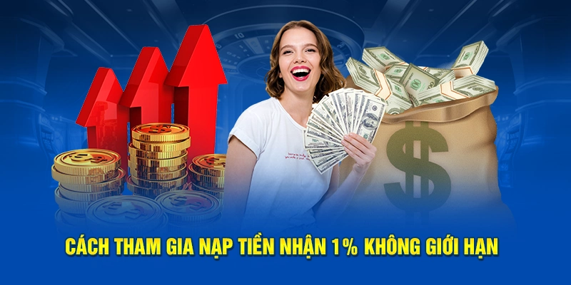 Cách tham gia nạp tiền nhận 1% không giới hạn